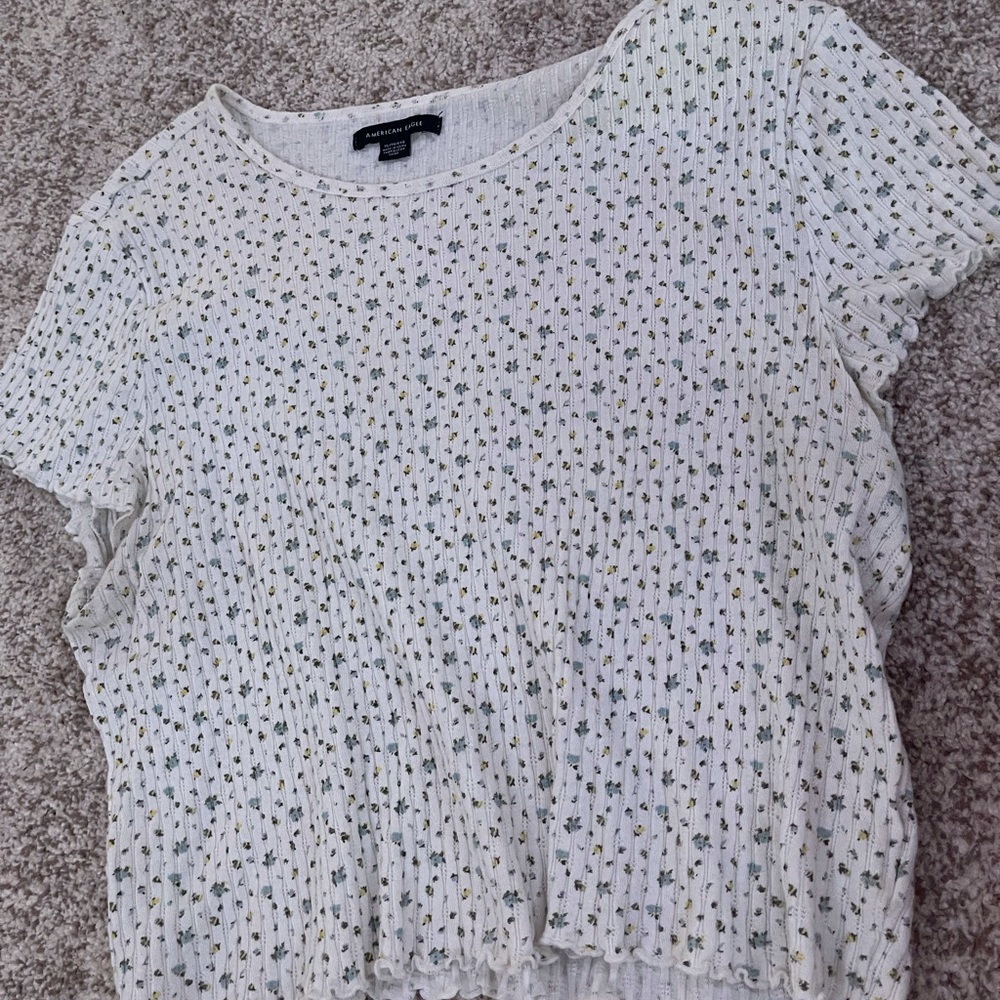 Floral AMERICAN EAGLE tshirt